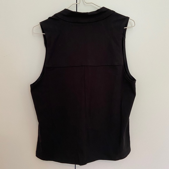 Cowl Neck Black Top - Picture 3 of 3